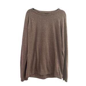 Prana Men's Beige Crewneck Pullover Sweater-Size XL